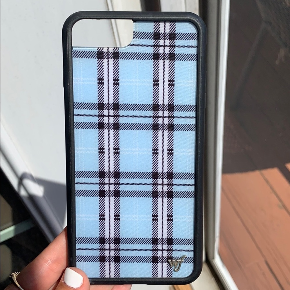 Wildflower Blue Plaid case